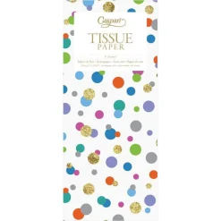 Caspari Birthday|Tissue Paper|Confetti Brights Tissue Paper - 4 Sheets Included