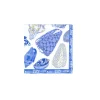 Caspari Paper Cocktail Napkins|Coquillage Blue Cocktail Napkins - 20 Per Package