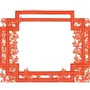 Caspari Place Cards|Coral And Trellis Coral Place Cards - 8 Per Package