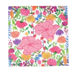 Caspari Paper Cocktail Napkins|Cottage Floral Cocktail Napkins - 20 Per Package