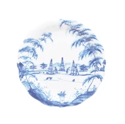 Juliska Memorial Day|Serving Platters & Bowls|Country Estate Party Plates Set of 4 - Delft Blue