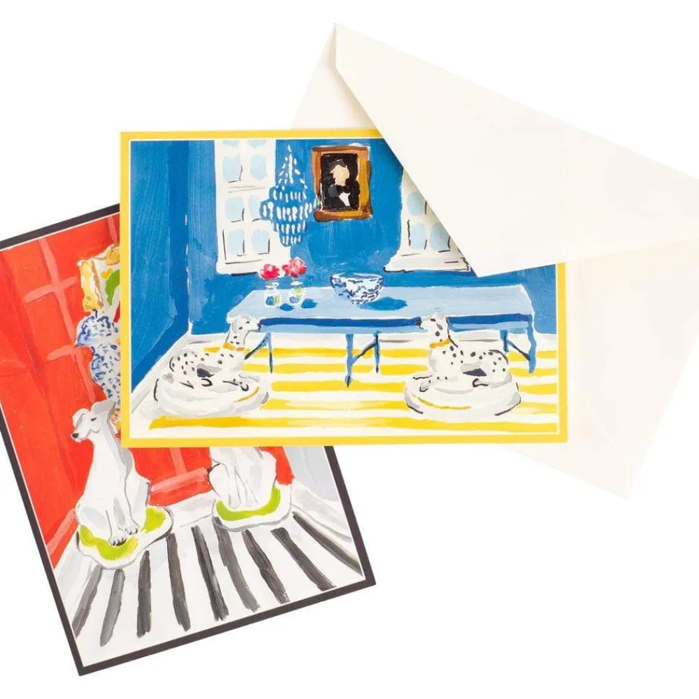 Caspari Note Cards|Dana Gibson Interiors Boxed Note Cards - 8 Note Cards & 8 Envelopes