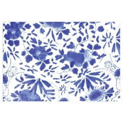 Caspari Bridal Shower|Place Cards|Delft Place Cards in Blue - 8 Per Package