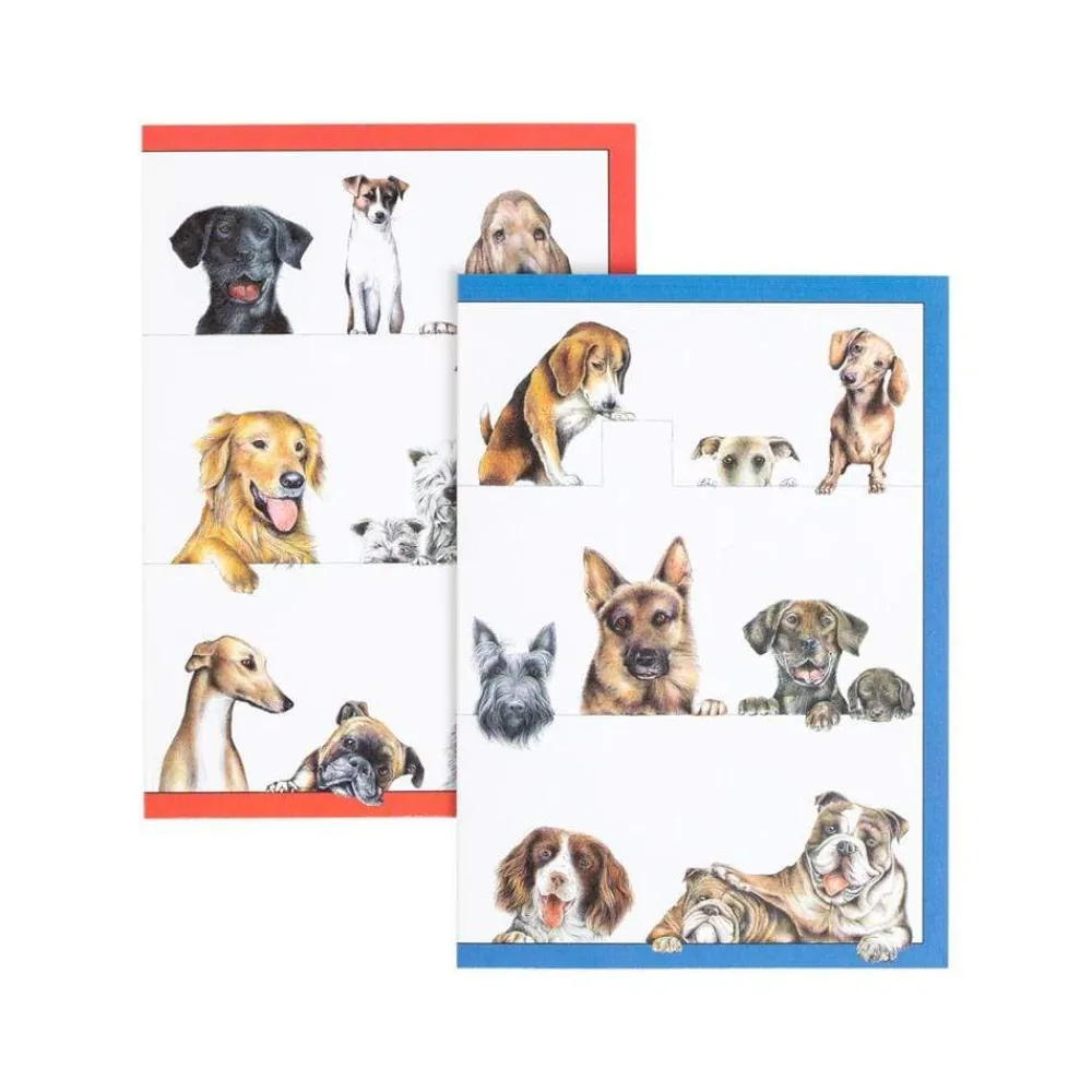 Caspari Note Cards|Dogs Boxed Note Cards - 8 Note Cards & 8 Envelopes