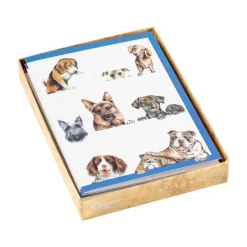 Caspari Note Cards|Dogs Boxed Note Cards - 8 Note Cards & 8 Envelopes