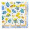 Caspari Christmas Napkins|Hanukkah|Dreidel; Dreidel; Dreidel Cocktail Napkins - 20 Per Package