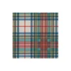 Caspari Christmas Napkins|Paper Cocktail Napkins|Dress Stewart Tartan Paper Cocktail Napkins - 20 Per Package