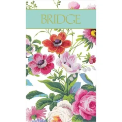 Caspari Bridge|Edwardian Garden Bridge Score Pad - 1 Each