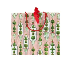 Caspari Christmas Gift & Bottle Bags|Gift & Bottle Bags|Eloise Red Gift Bags