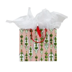 Caspari Christmas Gift & Bottle Bags|Gift & Bottle Bags|Eloise Red Gift Bags
