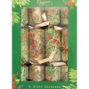 Caspari Christmas Crackers|Evergreen And Berries Celebration Crackers - includes 8 Celebration Crackers