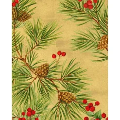 Caspari Christmas And Holiday Cards|Boxed Holiday Cards|Evergreen And Berries Classic Boxed Christmas Cards - includes 15 cards & envelopes