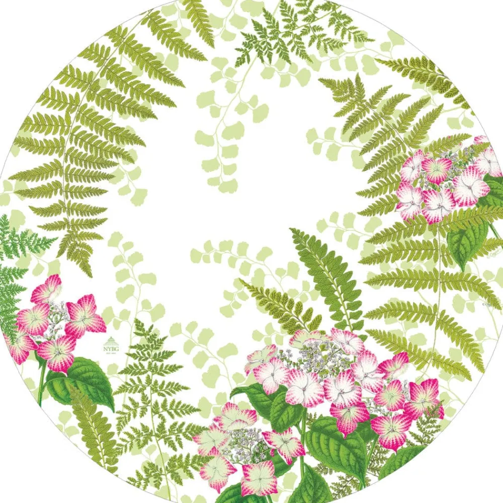Caspari Placemats|Paper Placemats|Fern Garden Placemats - 12 Per Package