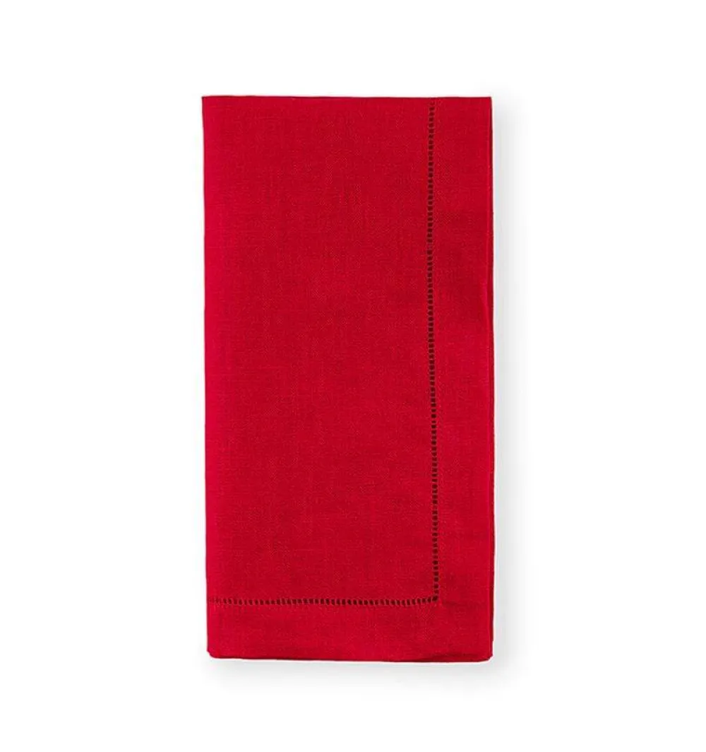 Sferra Memorial Day|Graduation Celebration|Festival Cloth Dinner Napkins in Red - Set of 4