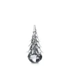 Simon Pearce Christmas Decor|Five-sided Evergreen Glass Tree 10"- 1 Each