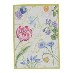 Caspari Note Cards|Floral Majolica Boxed Note Cards - 8 Note Cards & 8 Envelopes