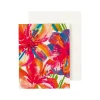Caspari Gift Tags & Enclosure Cards|Floral Pop Gift Enclosure Cards - 4 Mini Cards & 4 Envelopes