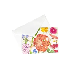 Caspari Note Cards|Floral Trellis Boxed Note Cards - 8 Cards and 8 Envelopes per Package