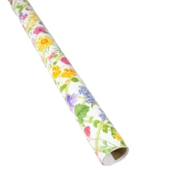 Caspari Wrapping Paper|Floral Trellis Gift Wrap - 1 Continuous Roll of Wrapping Paper