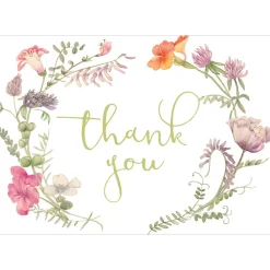 Caspari Thank You Notes|French Floral Thank You Notes - 8 Note Cards And Envelopes