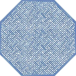 Caspari Graduation Celebration|Hanukkah|Fretwork Die-Cut Placemat in Blue - 4 Per Package