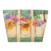 Caspari Gift & Bottle Bags|Throws & Tote Bags|Garden Large Tote Gift Bags - One Gift Bag Included