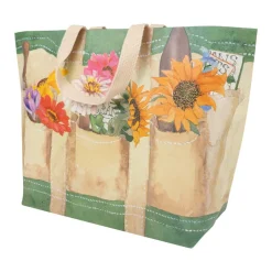 Caspari Gift & Bottle Bags|Throws & Tote Bags|Garden Large Tote Gift Bags - One Gift Bag Included