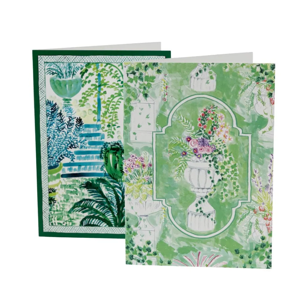 Caspari Note Cards|Garden Sketches Assorted Boxed Note Cards - 8 Note Cards & 8 Envelopes