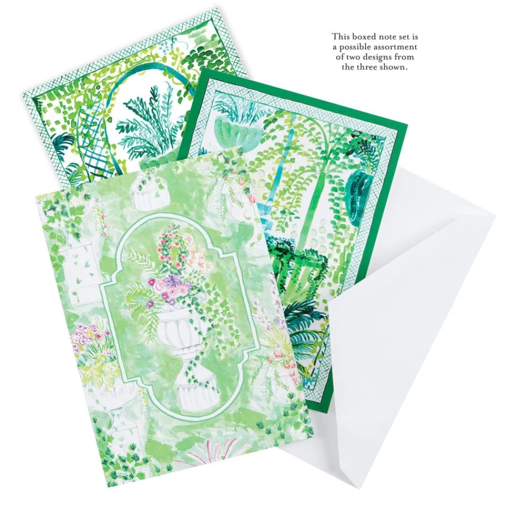 Caspari Note Cards|Garden Sketches Assorted Boxed Note Cards - 8 Note Cards & 8 Envelopes