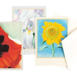 Caspari Note Cards|Georgia O'Keefe Boxed Note Cards - 8 Note Cards & 8 Envelopes
