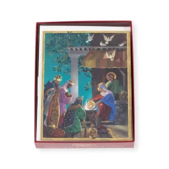 Caspari Christmas And Holiday Cards|Boxed Holiday Cards|Gifts of the Three Kings Classic Boxed Christmas Cards - includes 15 cards & envelopes