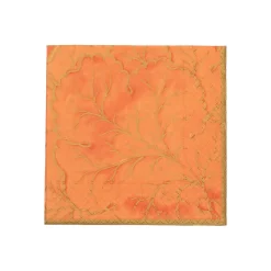 Caspari Paper Cocktail Napkins|Gilded Majolica Coral Cocktail Napkins - includes 20 Cocktail Napkins