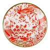 Caspari Paper Salad And Dessert Plates|Gilded Porcelain Coral Paper Salad & Dessert Plates - 8 Per Package
