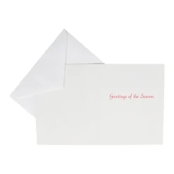 Caspari Christmas And Holiday Cards|Boxed Holiday Cards|Gilded Porcelain Ornament Petite Boxed Christmas Cards - includes 15 cards & envelopes