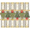 Caspari Christmas Crackers|Celebration Crackers|Gilded Tree Celebration Crackers - 6 Per Box