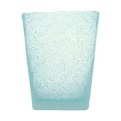 Memento Cocktail Party|Glass Drinkware|Glass Tumbler in Light Blue - Set of 4
