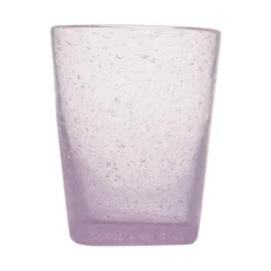 Memento Glass Drinkware|Glass Drinkware|Glass Tumbler in Mauve - Set of 4