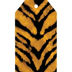 Caspari Gift Tags & Enclosure Cards|Go Wild Ochre & Black Gift Tags - 4 Per Package