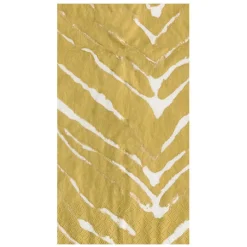 Caspari New Year'S|Paper Guest Towels|Go Wild White & Gold Guest Towel Napkins - 15 Per Package
