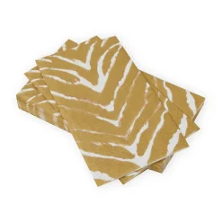 Caspari New Year'S|Paper Guest Towels|Go Wild White & Gold Guest Towel Napkins - 15 Per Package