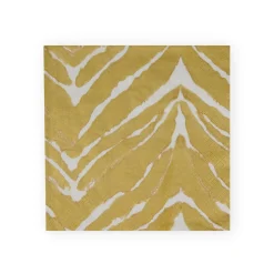 Caspari New Year'S|Paper Luncheon Napkins|Go Wild White & Gold Luncheon Napkins - 20 Per Package