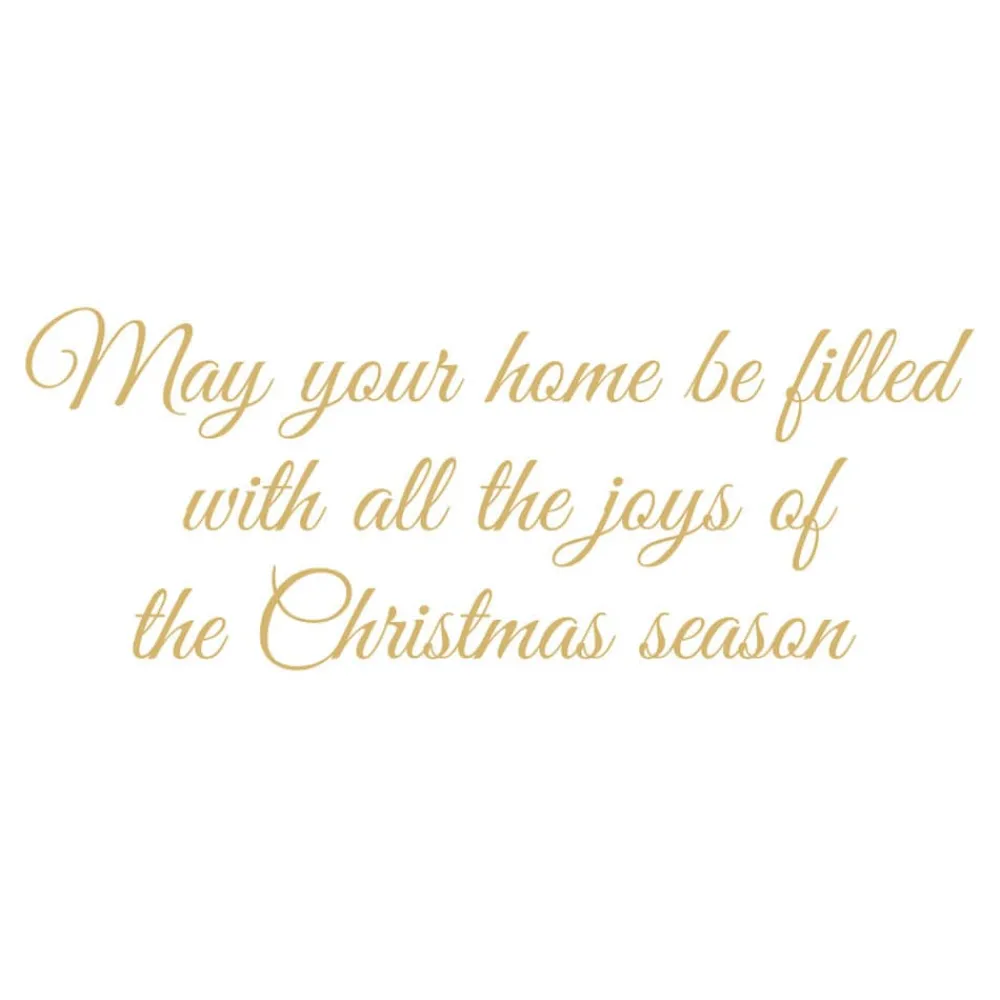 Caspari Christmas And Holiday Cards|Boxed Holiday Cards|Golden Christmas Tree And Staircase Classic Boxed Christmas Cards - includes 15 cards & envelopes