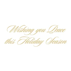 Caspari Christmas And Holiday Cards|Boxed Holiday Cards|Golden Peace Dove Classic Boxed Christmas Cards - includes 15 cards & envelopes