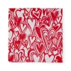 Caspari Christmas Napkins|Valentine'S Day|Groovy Love Cocktail Napkins - 20 Per Package
