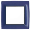 Caspari Bridal Shower|Birthday|Grosgrain Border Paper Dinner Plates in Navy - 8 Per Package