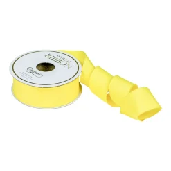 Caspari Ribbons & Bows|Grosgrain Jonquil Wired Narrow Ribbon - 1 Spool Of Ribbon