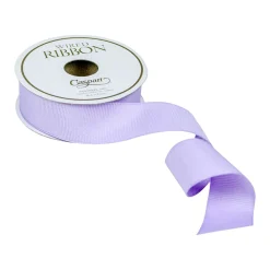 Caspari Ribbons & Bows|Grosgrain Lavender Wired Narrow Ribbon - 1 Spool Of Ribbon