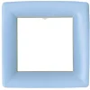 Caspari Engagement Party|Bridal Shower|Grosgrain Square Paper Dinner Plates in Light Blue - 8 Per Package