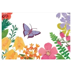 Caspari Bridal Shower|Place Cards|Halsted Floral Place Cards - 8 Per Package