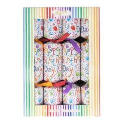 Caspari Birthday|Celebration Crackers|Happy Birthday Party Crackers, 10 Inch - 8 per box